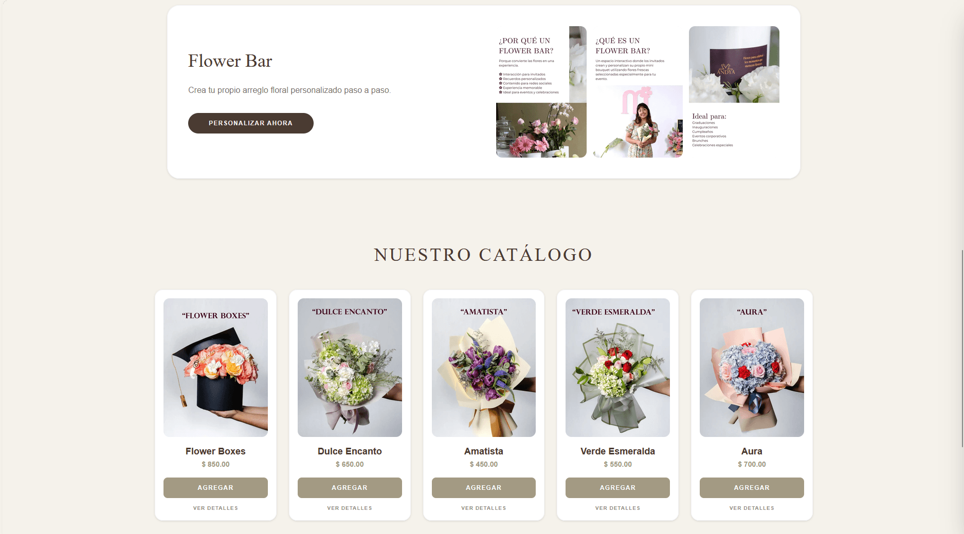 Proyecto Florería